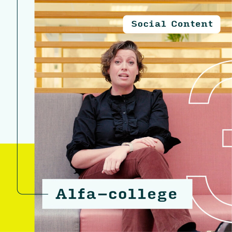 Case: Social content - Alfa College